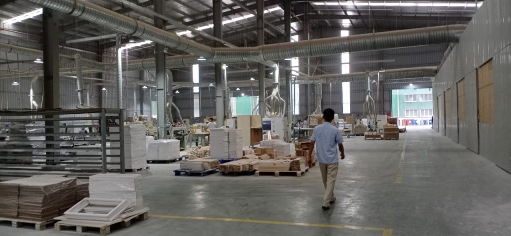 Hệ thống tăng áp hút khói cho nhà xưởng