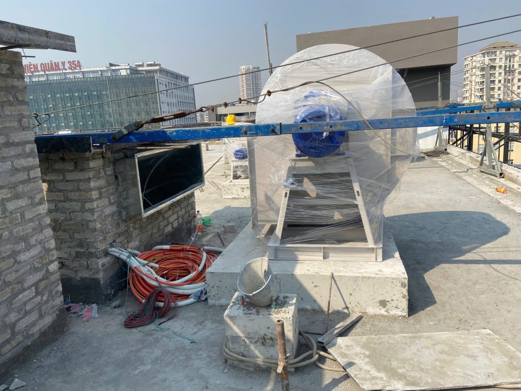 thiết kế hệ thống hút khói