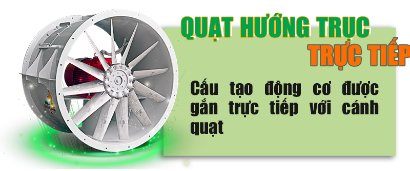 Quạt hướng trục trực tiếp