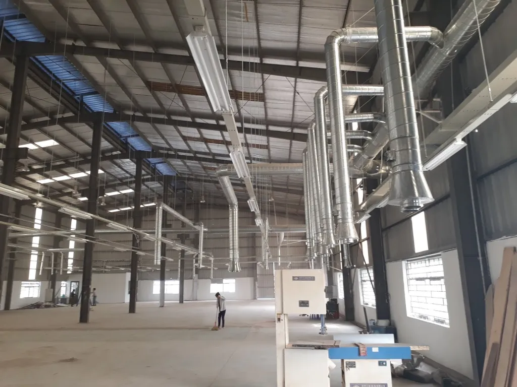 Hệ thống hút bụi nhà xưởng - Gỗ công nghiệp - Hiệu quả cao 14 Hệ thống hút bụi công nghiệp