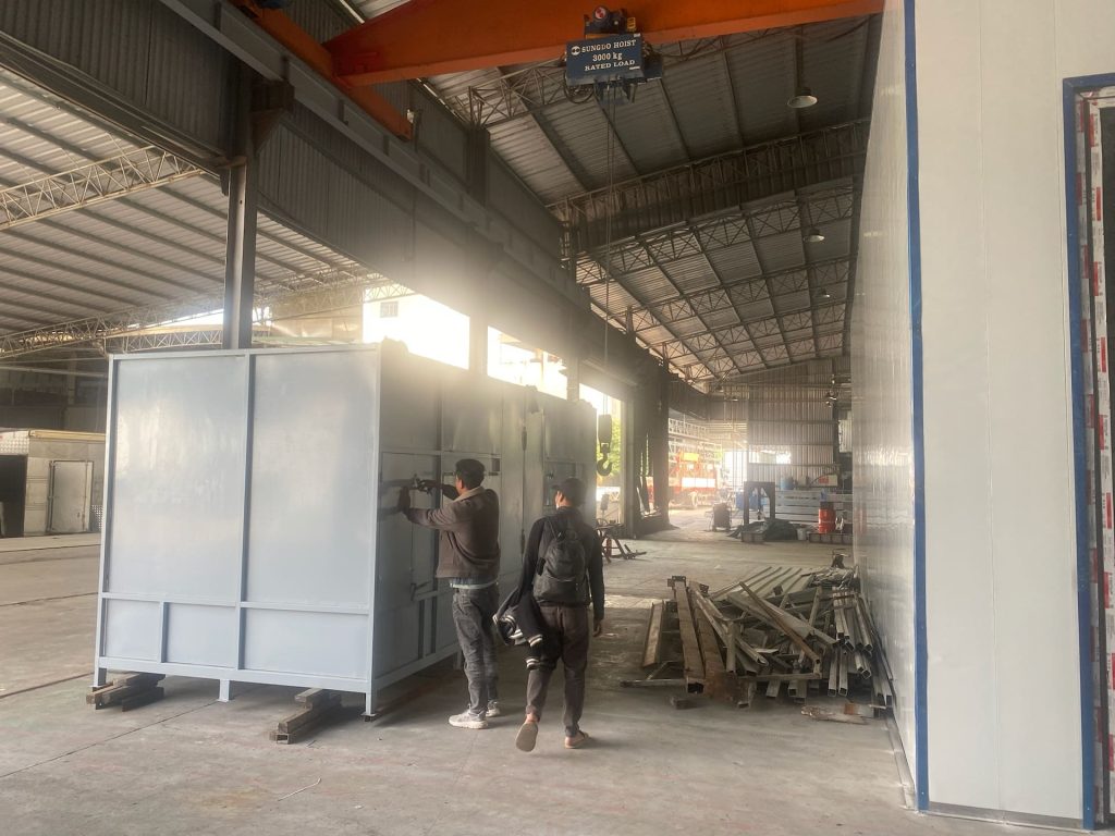 Hệ thống hút mùi sơn hiện đại giúp giảm chi phí vệ sinh, bảo trì