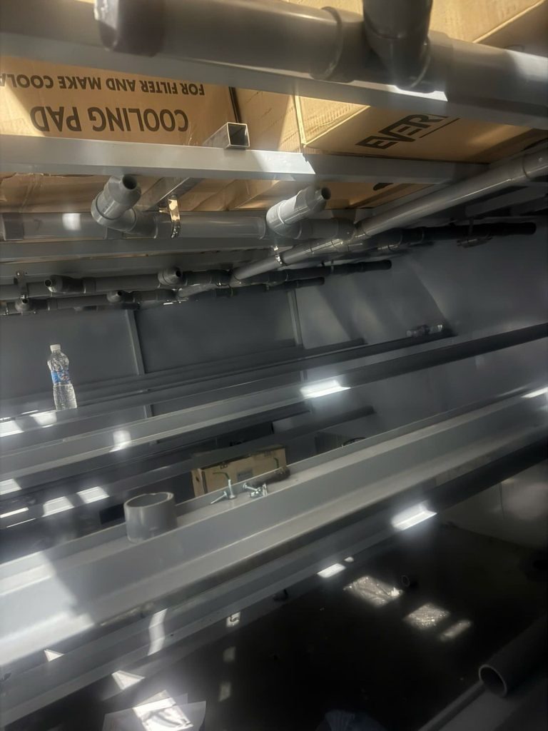 Hệ thống hút mùi sơn công nghiệp cố định