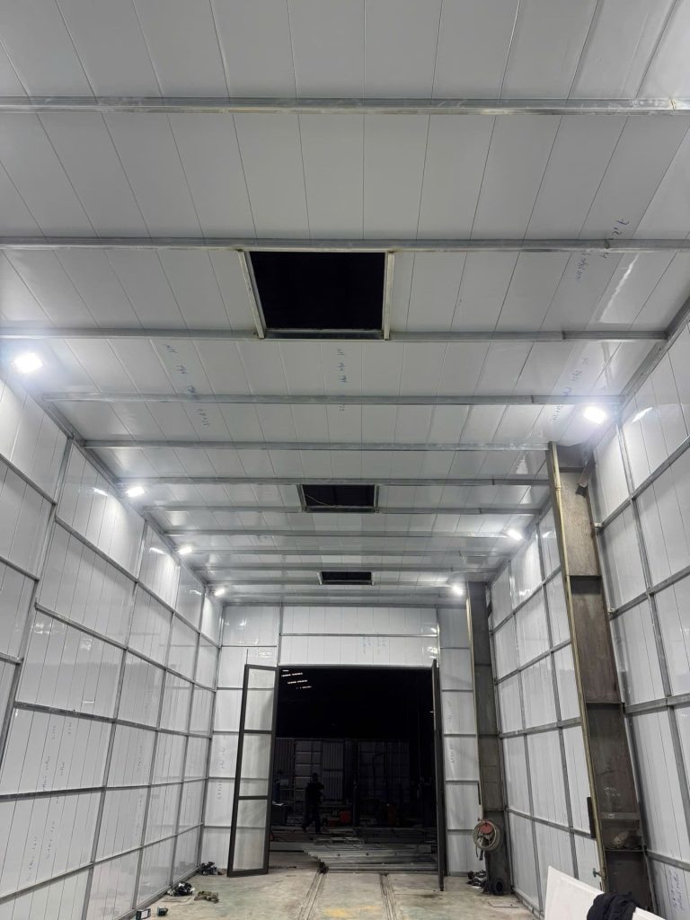 Hệ thống hút mùi sơn giúp lọc sạch không khí