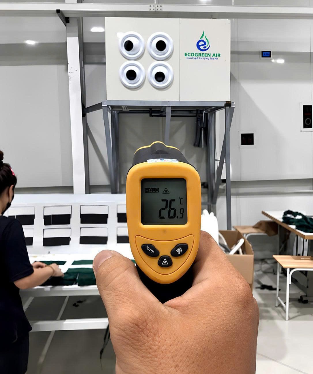 Điều hòa công nghiệp siêu tiết kiệm ECO Green giải nhiệt nước