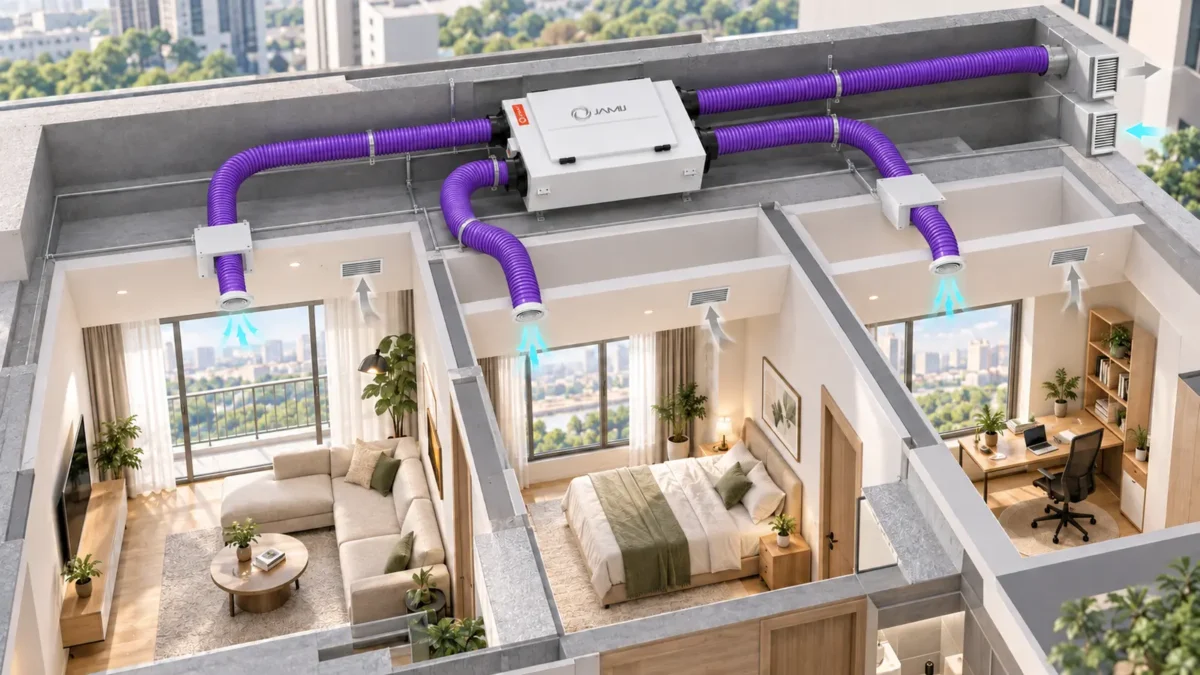 Hệ thống cấp khí tươi nhà ở – chung cư: Giải pháp thông gió, lọc không khí hiệu quả ITC